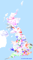 UK ZipScribble Map